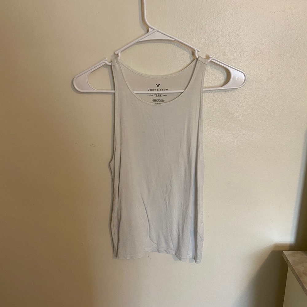 Basic white tank top